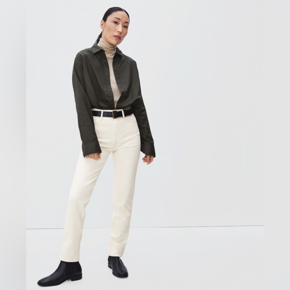 Everlane The Original Cheeky® Jean - Ecru size 30